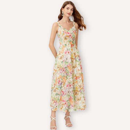 Roserta Garden Lace Dress