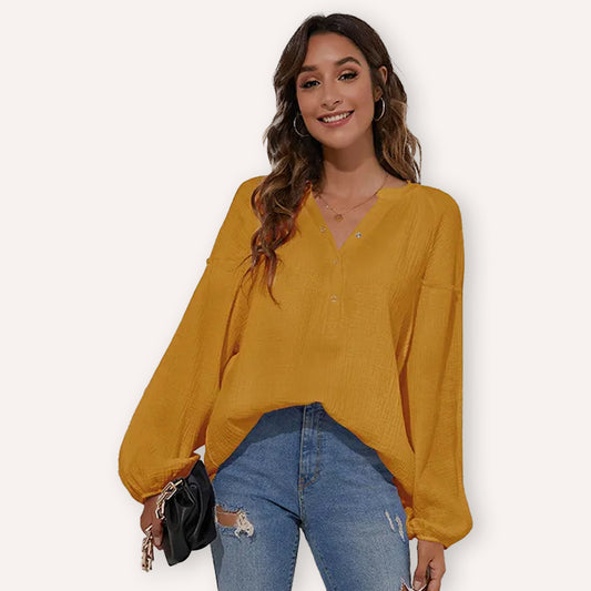 Roserta V-Luxe Sleeve Top