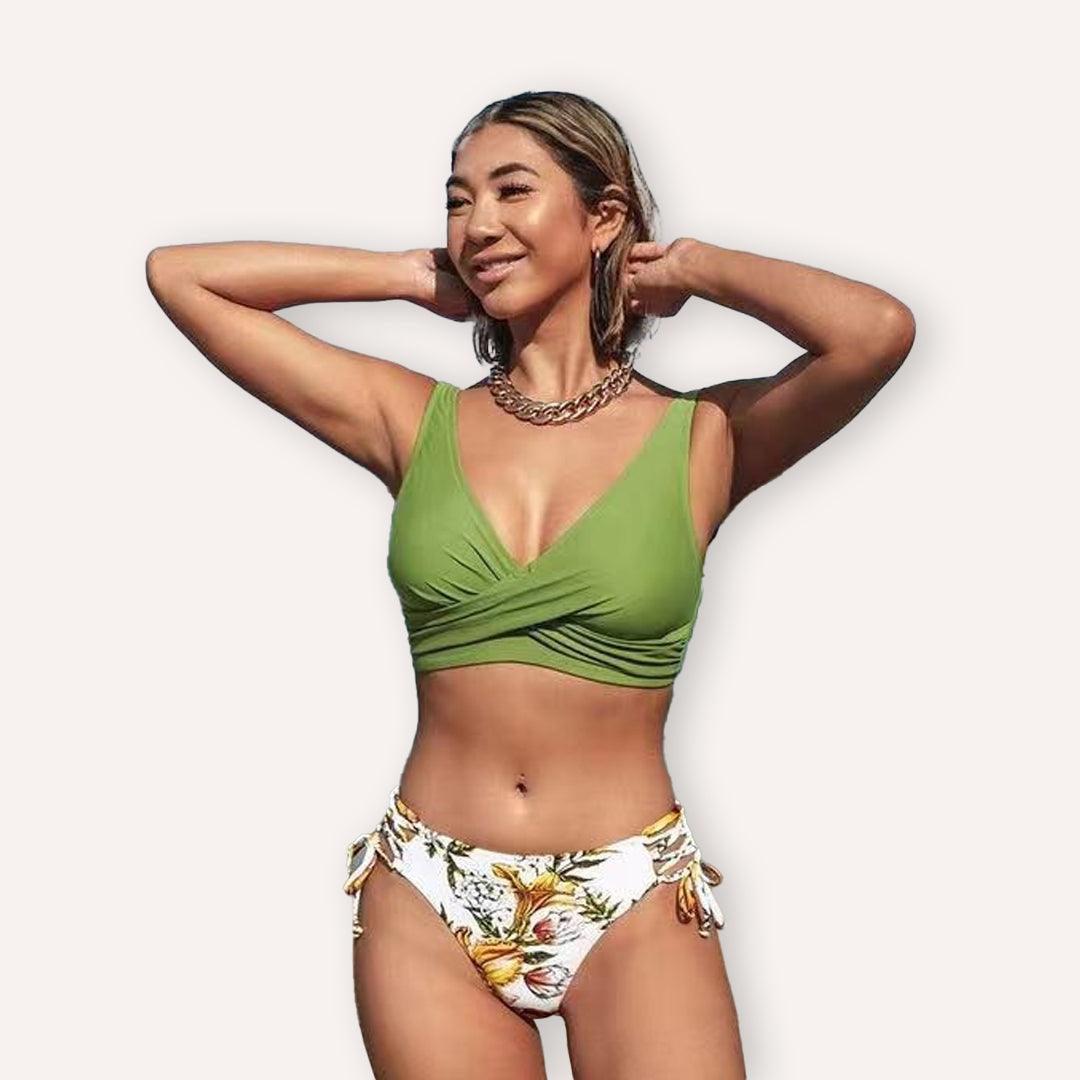 Roserta Crosswrap Bikini Set